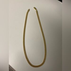 750 Italy Elegant Gold Plated Chain Necklace